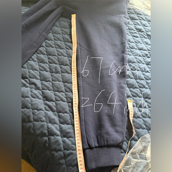 ESCADA Navy Fleece-Lined Joggers - Like New - Picture 9 of 9